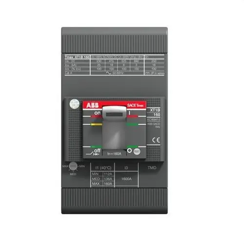 INTERRUPTOR AUTOMÁTICO XT1S160 TMD R100 IM1000 3P F-F Certificado