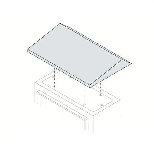 Precio Reducido TEJADILLO ARMARIO 400x150mm SR RAL 7035 RUGOSO