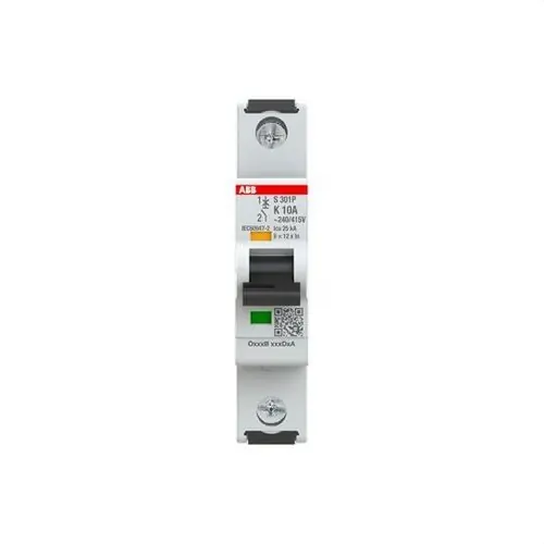 INTERRUPTOR AUTOMÁTICO S301P-K10 1P 10A CLASE K 25kA No Te Lo Pierdas