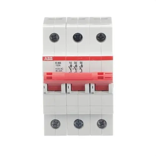 Última Oportunidad SECCIONADOR E200I TRIPOLAR 100A 230V CA