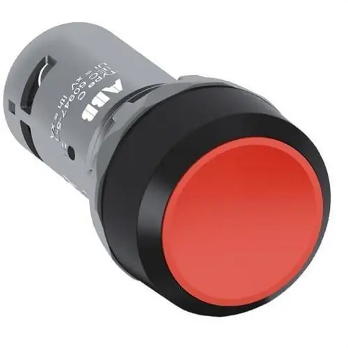 PULSADOR COMPACTO RASANTE CP2-10R-10 ROJO OPACO Solo Por Tiempo Limitado