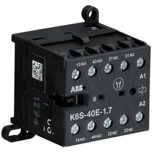 MINICONTACTOR AUXILIAR PLC K6S-40-E-2,8 17-32V CC Comprar En Línea