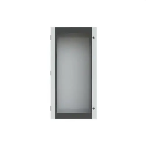 Directo De Fábrica ARMARIO CON PUERTA ACRISTALADA 1200x600x300mm GRIS CLARO RAL 7035