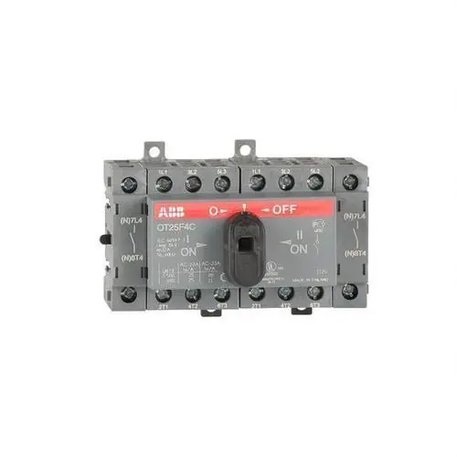 Oferta Flash INTERRUPTOR CONMUTADOR OT25F4C MONTAJE SOBRE PERFIL DIN