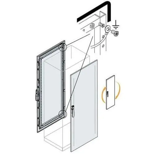 Comprar En Línea PUERTA CIEGA IS2 IP65 1400x600 RAL7035