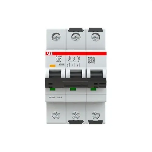 INTERRUPTOR AUTOMÁTICO S303P-B32 3P 32A CLASE B 15kA Entrega Rápida