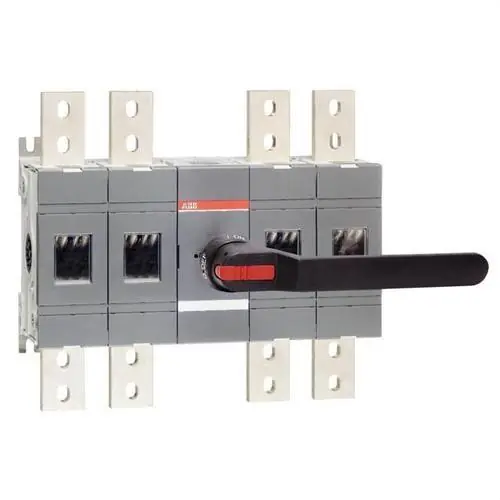 INTERRUPTOR SECCIONADOR OT1600E22P CON MANDO FRONTAL CENTRADO Envío Exprés