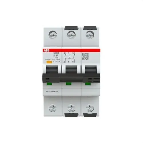 INTERRUPTOR AUTOMÁTICO S303P-K4 3P 4A CLASE K 25kA Precio Reducido