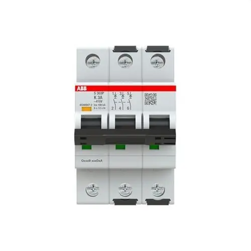 Garantía De Devolución De Dinero INTERRUPTOR AUTOMÁTICO S303P-K3 3P 3A CLASE K 25kA