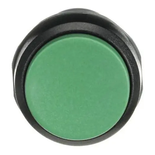 PULSADOR COMPACTO SALIENTE CP3-10G-11 VERDE OPACO Última Versión