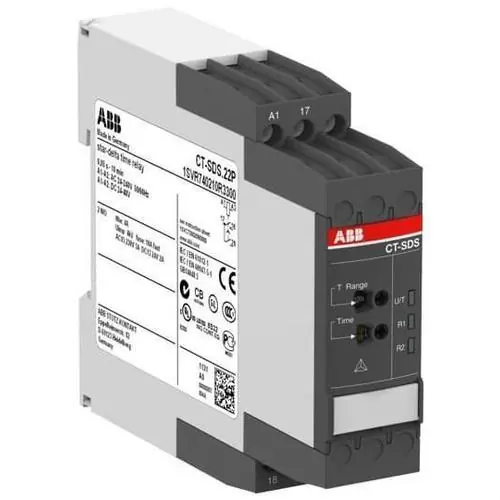 TEMPORIZADOR CT-SDS-22P 24-48V CC 24-240V CA 2 CONTACTOS NEUTROS Alta Calidad