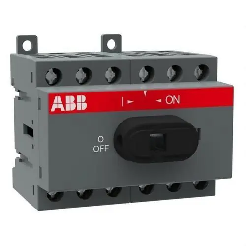 INTERRUPTOR SECCIONADOR OT16F6 6P 25A 16/16A/A Descuento