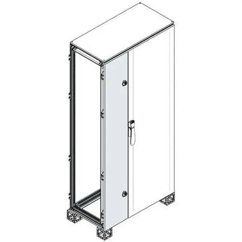 PUERTA CIEGA PARA ARMARIO IS2 2000x200mm RAL 7035 Entrega Rápida