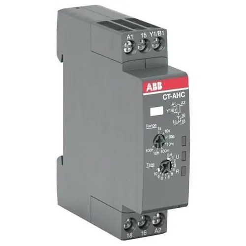 RELÉ DE TIEMPO CT-AHC.12 RETARDO A LA DESCONEXIÓN 1 C/O 24-48V DC/24-240V AC Económico